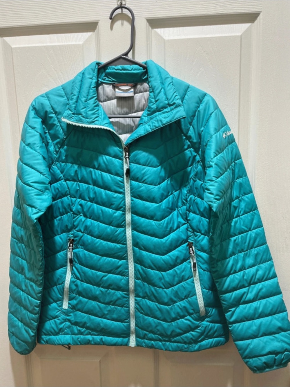 Columbia Women's Teal Quilted Packable Puffer Jacket